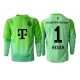 Bayern Munich Manuel Neuer #1 Målvakt Hemma matchtröja 2025-26 Långärmad Billigt Bayern Munich Manuel Neuer #1 Målvakt Hemma matchtröja 2025-26 Långärmad Billigt